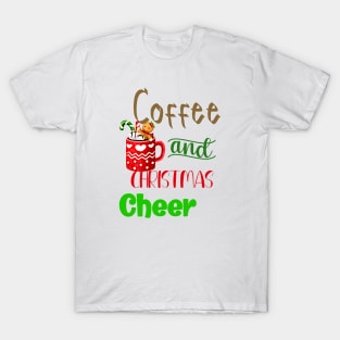 Coffee and Christmas Cheer Festive Season T-Shirt